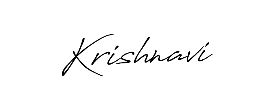 Make a beautiful signature design for name Krishnavi. Use this online signature maker to create a handwritten signature for free. Krishnavi signature style 7 images and pictures png