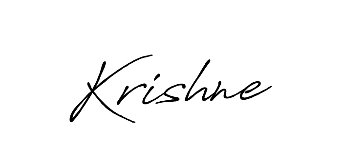 Krishne stylish signature style. Best Handwritten Sign (Antro_Vectra_Bolder) for my name. Handwritten Signature Collection Ideas for my name Krishne. Krishne signature style 7 images and pictures png