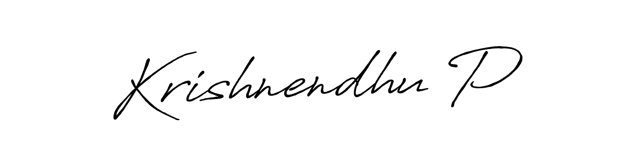 Make a beautiful signature design for name Krishnendhu P. Use this online signature maker to create a handwritten signature for free. Krishnendhu P signature style 7 images and pictures png