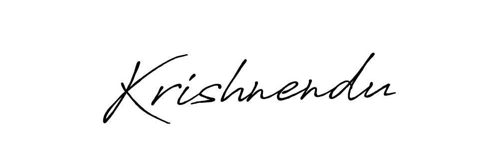 How to make Krishnendu name signature. Use Antro_Vectra_Bolder style for creating short signs online. This is the latest handwritten sign. Krishnendu signature style 7 images and pictures png