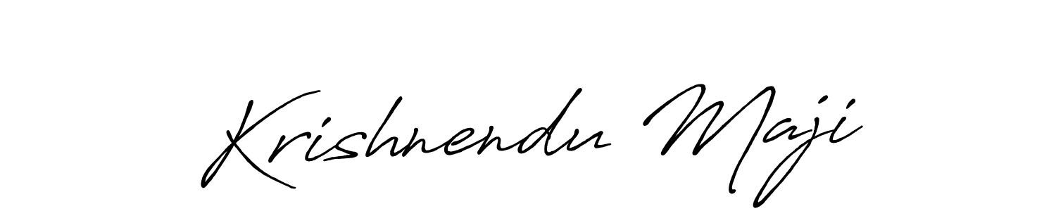 You should practise on your own different ways (Antro_Vectra_Bolder) to write your name (Krishnendu Maji) in signature. don't let someone else do it for you. Krishnendu Maji signature style 7 images and pictures png