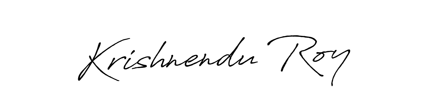 You should practise on your own different ways (Antro_Vectra_Bolder) to write your name (Krishnendu Roy) in signature. don't let someone else do it for you. Krishnendu Roy signature style 7 images and pictures png