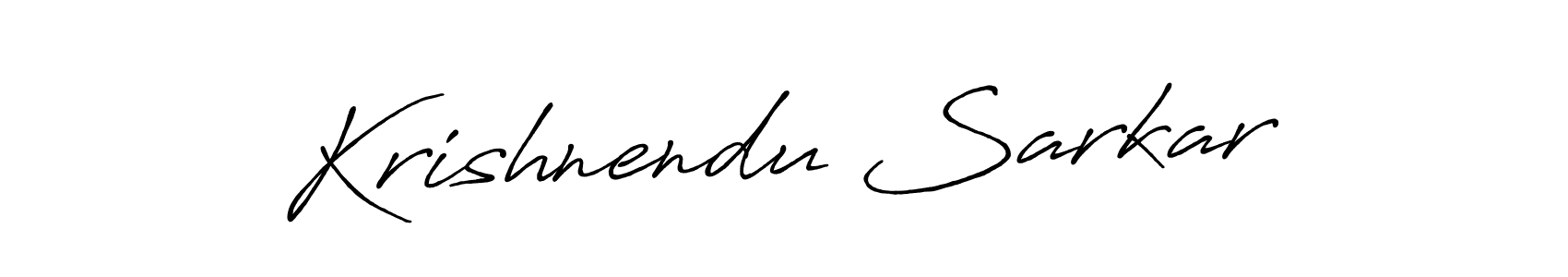 Krishnendu Sarkar stylish signature style. Best Handwritten Sign (Antro_Vectra_Bolder) for my name. Handwritten Signature Collection Ideas for my name Krishnendu Sarkar. Krishnendu Sarkar signature style 7 images and pictures png