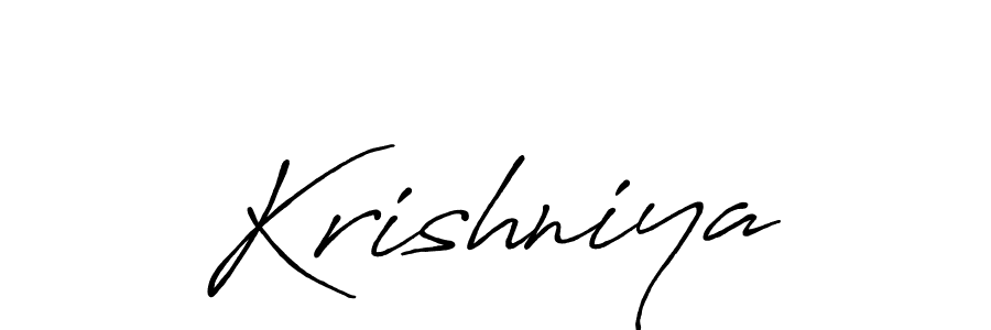 Make a beautiful signature design for name Krishniya. Use this online signature maker to create a handwritten signature for free. Krishniya signature style 7 images and pictures png