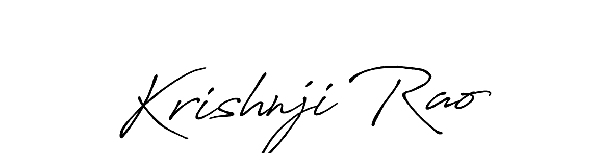 The best way (Antro_Vectra_Bolder) to make a short signature is to pick only two or three words in your name. The name Krishnji Rao include a total of six letters. For converting this name. Krishnji Rao signature style 7 images and pictures png