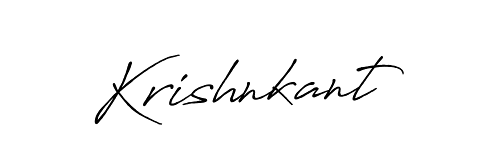 It looks lik you need a new signature style for name Krishnkant. Design unique handwritten (Antro_Vectra_Bolder) signature with our free signature maker in just a few clicks. Krishnkant signature style 7 images and pictures png