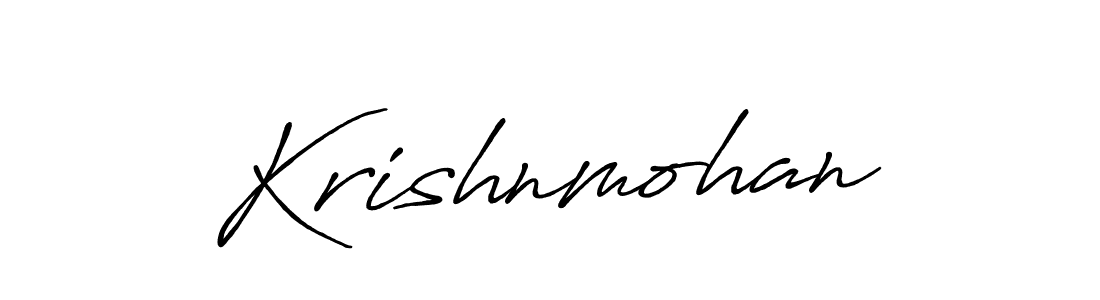 Make a beautiful signature design for name Krishnmohan. Use this online signature maker to create a handwritten signature for free. Krishnmohan signature style 7 images and pictures png