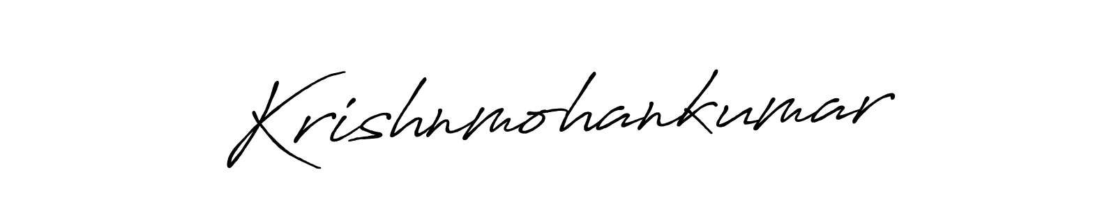 Make a beautiful signature design for name Krishnmohankumar. Use this online signature maker to create a handwritten signature for free. Krishnmohankumar signature style 7 images and pictures png