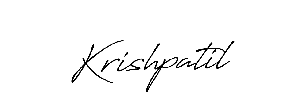 if you are searching for the best signature style for your name Krishpatil. so please give up your signature search. here we have designed multiple signature styles  using Antro_Vectra_Bolder. Krishpatil signature style 7 images and pictures png