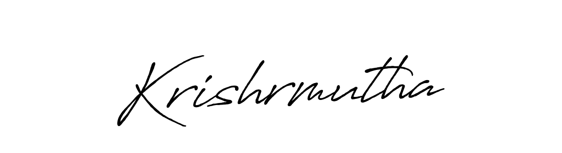 How to Draw Krishrmutha signature style? Antro_Vectra_Bolder is a latest design signature styles for name Krishrmutha. Krishrmutha signature style 7 images and pictures png