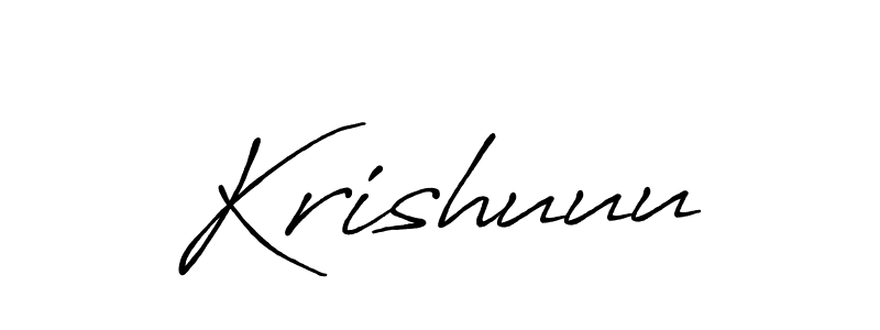 It looks lik you need a new signature style for name Krishuuu. Design unique handwritten (Antro_Vectra_Bolder) signature with our free signature maker in just a few clicks. Krishuuu signature style 7 images and pictures png