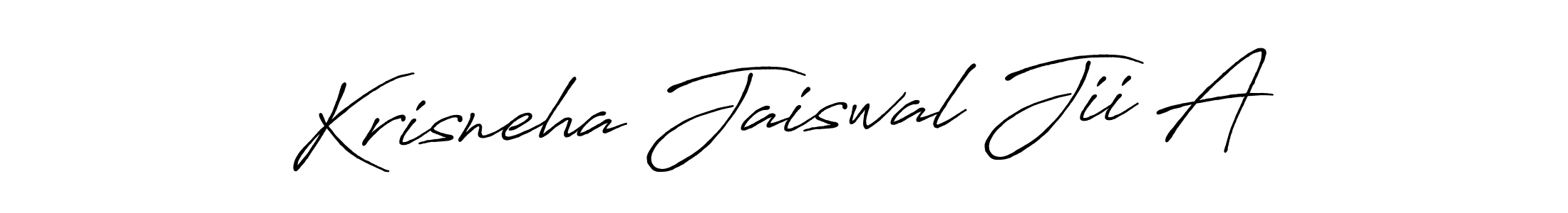 Krisneha Jaiswal Jii A stylish signature style. Best Handwritten Sign (Antro_Vectra_Bolder) for my name. Handwritten Signature Collection Ideas for my name Krisneha Jaiswal Jii A. Krisneha Jaiswal Jii A signature style 7 images and pictures png