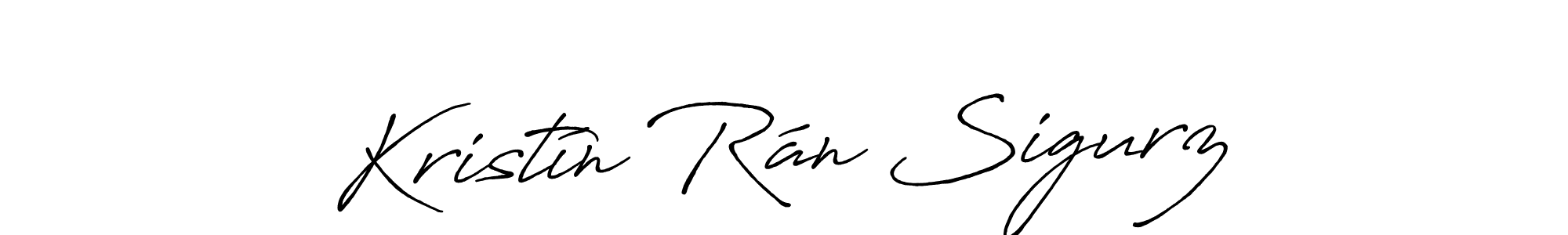 Also we have Kristín Rán Sigurz name is the best signature style. Create professional handwritten signature collection using Antro_Vectra_Bolder autograph style. Kristín Rán Sigurz signature style 7 images and pictures png