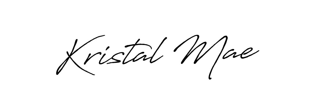 Use a signature maker to create a handwritten signature online. With this signature software, you can design (Antro_Vectra_Bolder) your own signature for name Kristal Mae. Kristal Mae signature style 7 images and pictures png