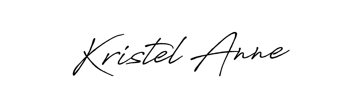 Also we have Kristel Anne name is the best signature style. Create professional handwritten signature collection using Antro_Vectra_Bolder autograph style. Kristel Anne signature style 7 images and pictures png