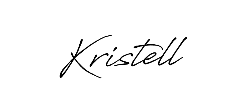 Kristell stylish signature style. Best Handwritten Sign (Antro_Vectra_Bolder) for my name. Handwritten Signature Collection Ideas for my name Kristell. Kristell signature style 7 images and pictures png