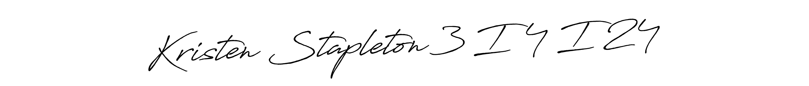 How to make Kristen Stapleton 3 I 4 I 24 signature? Antro_Vectra_Bolder is a professional autograph style. Create handwritten signature for Kristen Stapleton 3 I 4 I 24 name. Kristen Stapleton 3 I 4 I 24 signature style 7 images and pictures png