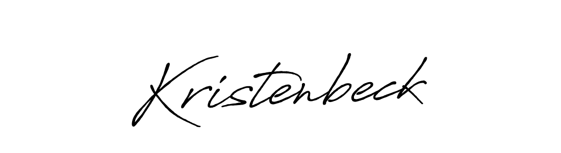 Use a signature maker to create a handwritten signature online. With this signature software, you can design (Antro_Vectra_Bolder) your own signature for name Kristenbeck. Kristenbeck signature style 7 images and pictures png