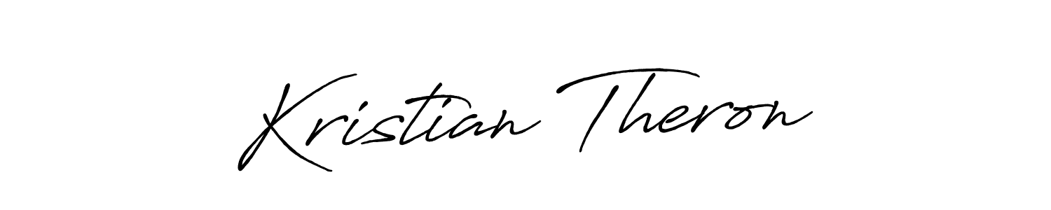 Here are the top 10 professional signature styles for the name Kristian Theron. These are the best autograph styles you can use for your name. Kristian Theron signature style 7 images and pictures png