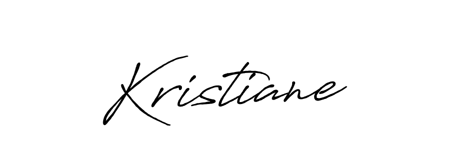 Make a beautiful signature design for name Kristiane. With this signature (Antro_Vectra_Bolder) style, you can create a handwritten signature for free. Kristiane signature style 7 images and pictures png