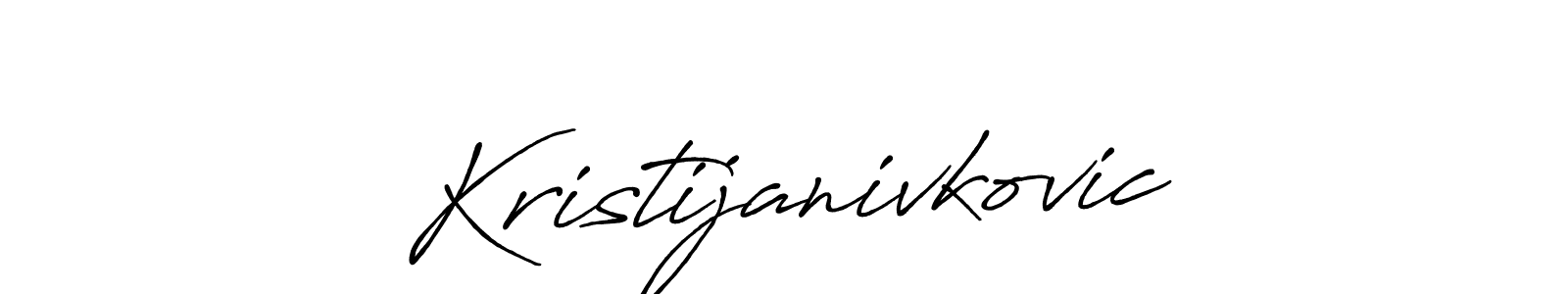 Antro_Vectra_Bolder is a professional signature style that is perfect for those who want to add a touch of class to their signature. It is also a great choice for those who want to make their signature more unique. Get Kristijanivkovic name to fancy signature for free. Kristijanivkovic signature style 7 images and pictures png