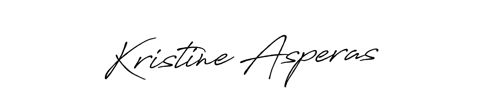 How to make Kristine Asperas name signature. Use Antro_Vectra_Bolder style for creating short signs online. This is the latest handwritten sign. Kristine Asperas signature style 7 images and pictures png