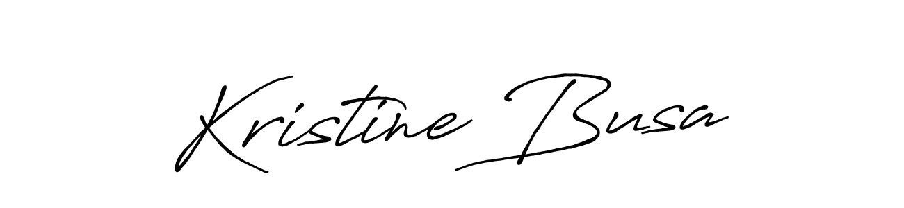 Make a short Kristine Busa signature style. Manage your documents anywhere anytime using Antro_Vectra_Bolder. Create and add eSignatures, submit forms, share and send files easily. Kristine Busa signature style 7 images and pictures png