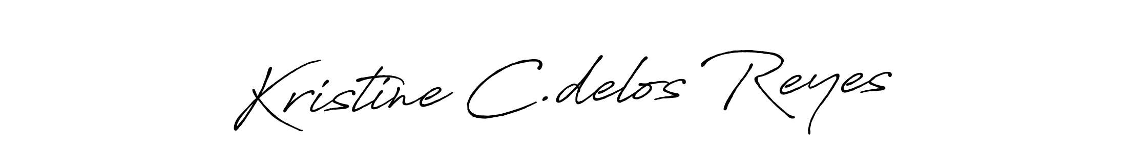 How to make Kristine C.delos Reyes signature? Antro_Vectra_Bolder is a professional autograph style. Create handwritten signature for Kristine C.delos Reyes name. Kristine C.delos Reyes signature style 7 images and pictures png