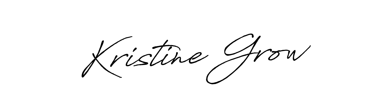 if you are searching for the best signature style for your name Kristine Grow. so please give up your signature search. here we have designed multiple signature styles  using Antro_Vectra_Bolder. Kristine Grow signature style 7 images and pictures png