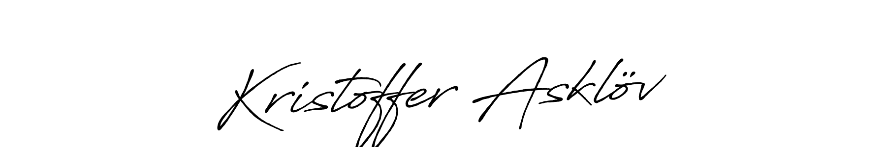 Also we have Kristoffer Asklöv name is the best signature style. Create professional handwritten signature collection using Antro_Vectra_Bolder autograph style. Kristoffer Asklöv signature style 7 images and pictures png