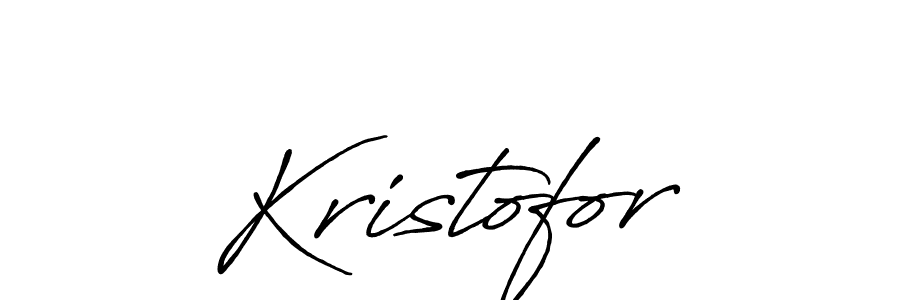 Kristofor stylish signature style. Best Handwritten Sign (Antro_Vectra_Bolder) for my name. Handwritten Signature Collection Ideas for my name Kristofor. Kristofor signature style 7 images and pictures png