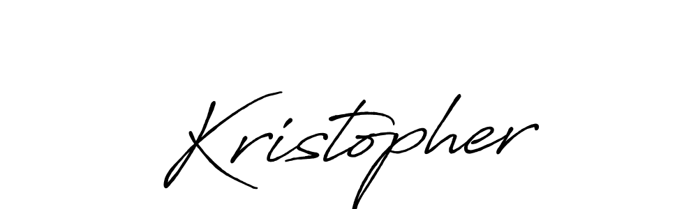 Best and Professional Signature Style for Kristopher. Antro_Vectra_Bolder Best Signature Style Collection. Kristopher signature style 7 images and pictures png