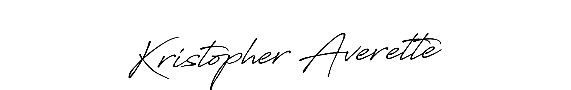 Kristopher Averette stylish signature style. Best Handwritten Sign (Antro_Vectra_Bolder) for my name. Handwritten Signature Collection Ideas for my name Kristopher Averette. Kristopher Averette signature style 7 images and pictures png