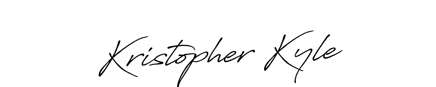 Similarly Antro_Vectra_Bolder is the best handwritten signature design. Signature creator online .You can use it as an online autograph creator for name Kristopher Kyle. Kristopher Kyle signature style 7 images and pictures png