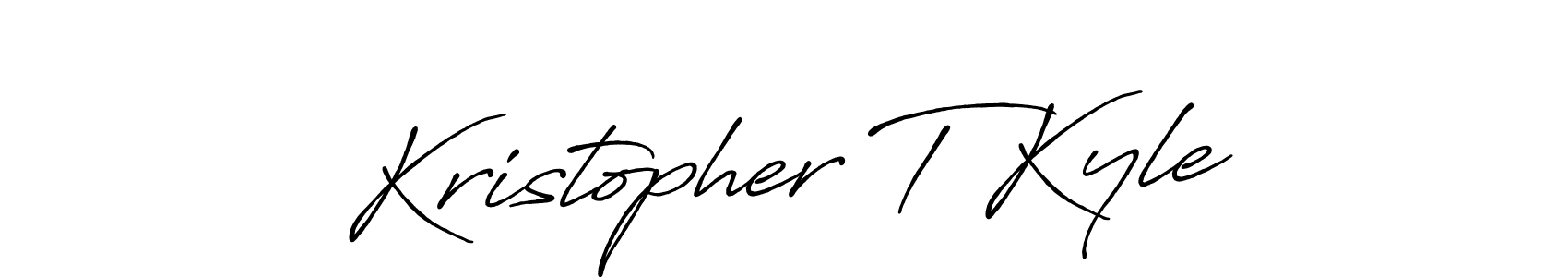 It looks lik you need a new signature style for name Kristopher T Kyle. Design unique handwritten (Antro_Vectra_Bolder) signature with our free signature maker in just a few clicks. Kristopher T Kyle signature style 7 images and pictures png