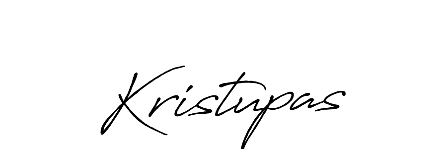 Design your own signature with our free online signature maker. With this signature software, you can create a handwritten (Antro_Vectra_Bolder) signature for name Kristupas. Kristupas signature style 7 images and pictures png