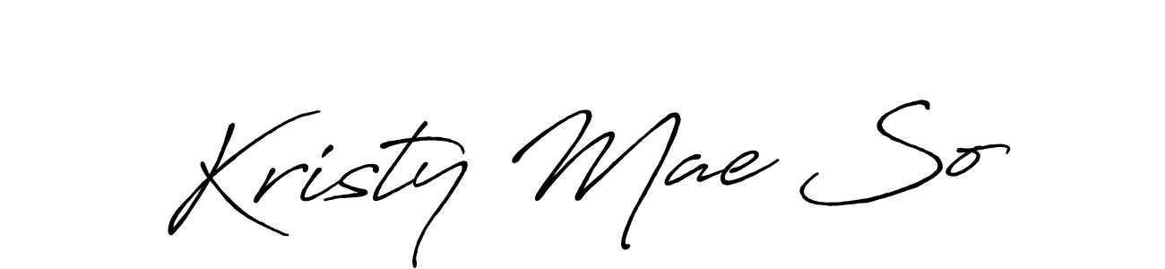 Once you've used our free online signature maker to create your best signature Antro_Vectra_Bolder style, it's time to enjoy all of the benefits that Kristy Mae So name signing documents. Kristy Mae So signature style 7 images and pictures png