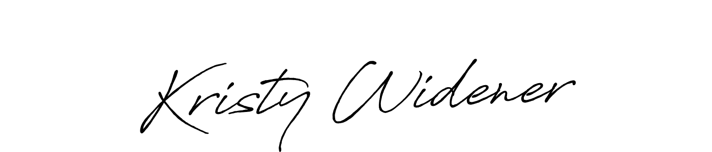 Create a beautiful signature design for name Kristy Widener. With this signature (Antro_Vectra_Bolder) fonts, you can make a handwritten signature for free. Kristy Widener signature style 7 images and pictures png