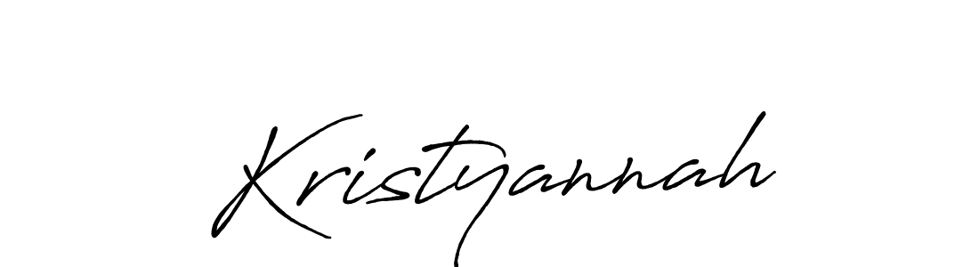 How to make Kristyannah signature? Antro_Vectra_Bolder is a professional autograph style. Create handwritten signature for Kristyannah name. Kristyannah signature style 7 images and pictures png