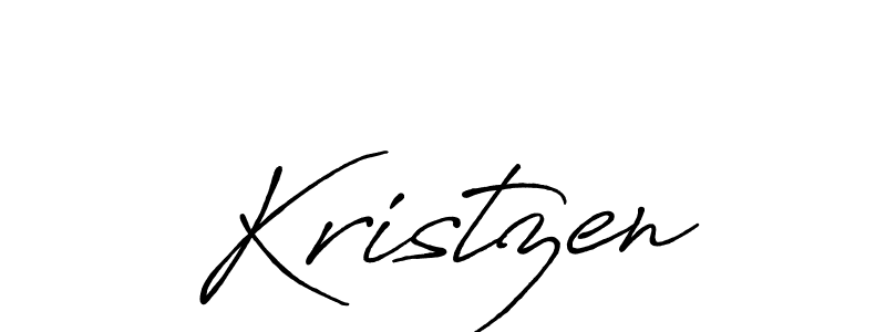 Use a signature maker to create a handwritten signature online. With this signature software, you can design (Antro_Vectra_Bolder) your own signature for name Kristzen. Kristzen signature style 7 images and pictures png