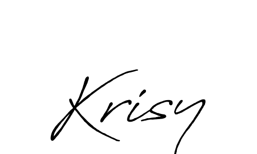 if you are searching for the best signature style for your name Krisy. so please give up your signature search. here we have designed multiple signature styles  using Antro_Vectra_Bolder. Krisy signature style 7 images and pictures png