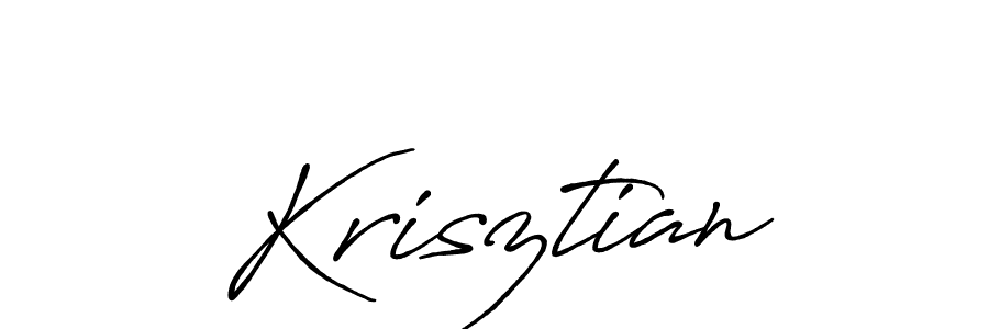 Antro_Vectra_Bolder is a professional signature style that is perfect for those who want to add a touch of class to their signature. It is also a great choice for those who want to make their signature more unique. Get Krisztian name to fancy signature for free. Krisztian signature style 7 images and pictures png
