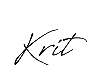 Once you've used our free online signature maker to create your best signature Antro_Vectra_Bolder style, it's time to enjoy all of the benefits that Krit name signing documents. Krit signature style 7 images and pictures png