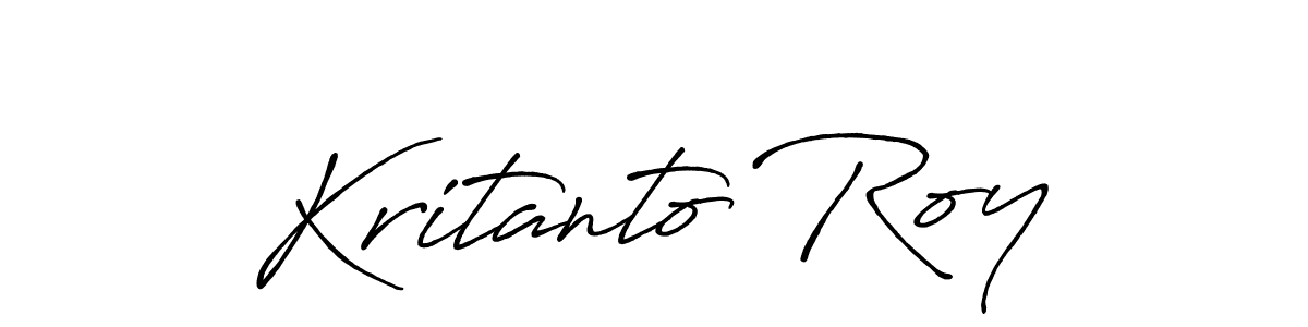 Make a short Kritanto Roy signature style. Manage your documents anywhere anytime using Antro_Vectra_Bolder. Create and add eSignatures, submit forms, share and send files easily. Kritanto Roy signature style 7 images and pictures png