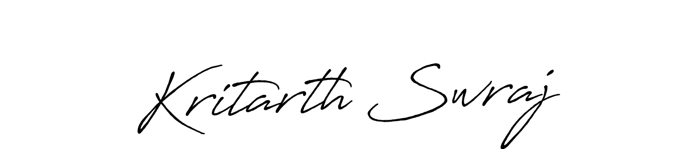 It looks lik you need a new signature style for name Kritarth Swraj. Design unique handwritten (Antro_Vectra_Bolder) signature with our free signature maker in just a few clicks. Kritarth Swraj signature style 7 images and pictures png