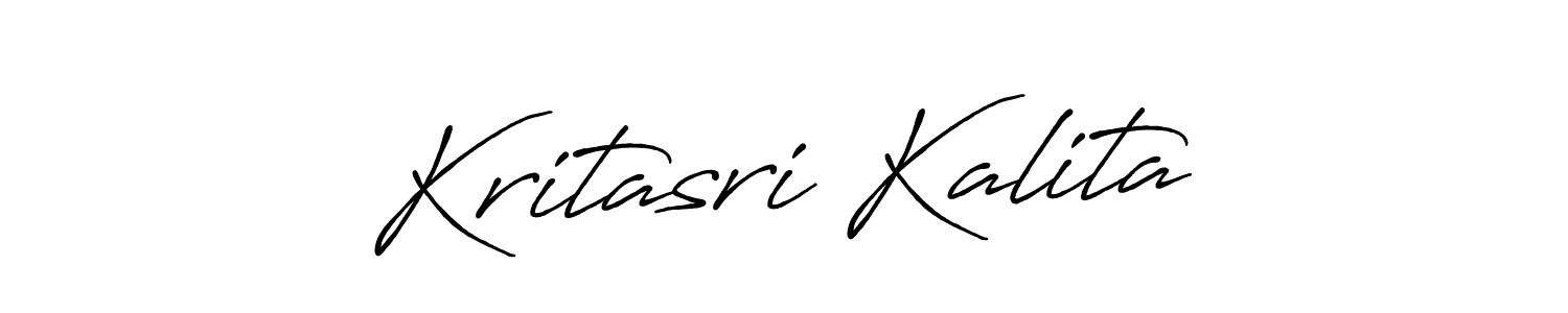 Kritasri Kalita stylish signature style. Best Handwritten Sign (Antro_Vectra_Bolder) for my name. Handwritten Signature Collection Ideas for my name Kritasri Kalita. Kritasri Kalita signature style 7 images and pictures png