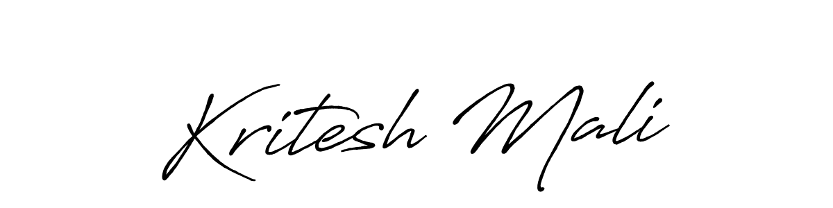 Similarly Antro_Vectra_Bolder is the best handwritten signature design. Signature creator online .You can use it as an online autograph creator for name Kritesh Mali. Kritesh Mali signature style 7 images and pictures png
