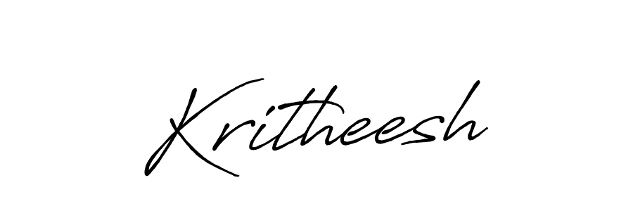 Create a beautiful signature design for name Kritheesh. With this signature (Antro_Vectra_Bolder) fonts, you can make a handwritten signature for free. Kritheesh signature style 7 images and pictures png