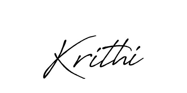 Create a beautiful signature design for name Krithi. With this signature (Antro_Vectra_Bolder) fonts, you can make a handwritten signature for free. Krithi signature style 7 images and pictures png