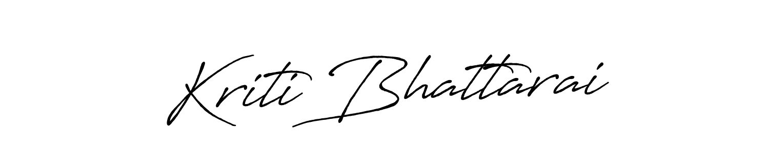 Design your own signature with our free online signature maker. With this signature software, you can create a handwritten (Antro_Vectra_Bolder) signature for name Kriti Bhattarai. Kriti Bhattarai signature style 7 images and pictures png